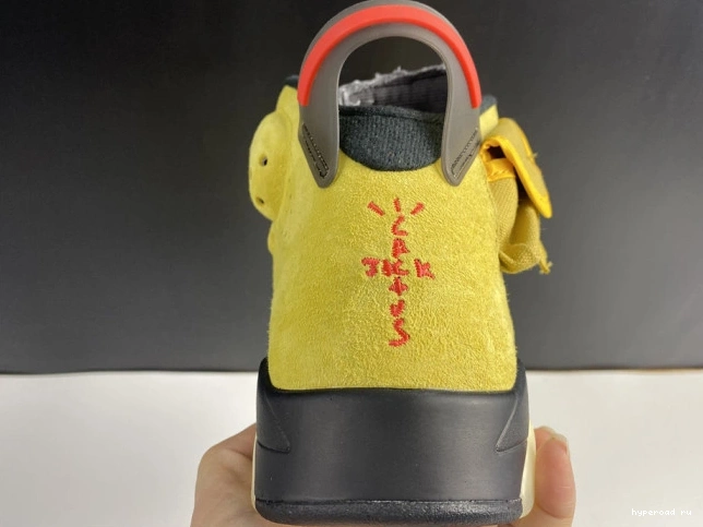 X AIR CN1084-300 TRAVIS 6 SCOTT JORDAN YELLOW 1104